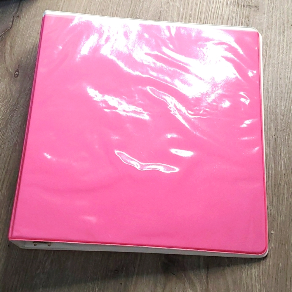 Pink 1.5in Binder